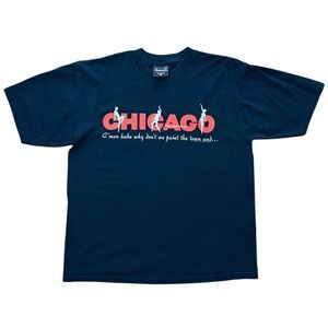 Vintage 90s Chicago Musical All That Jazz Broadway Theatre Play Graphic T-shirt